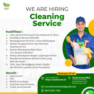 Lowongan Kerja Cleaning Service