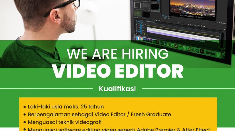 Lowongan Kerja Video Editor
